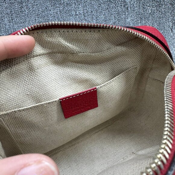 GUCCI Soho red Leather Shoulder Bag 585-083125 - Picture 14 of 14